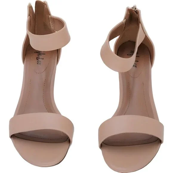 Style Co Paycee Two-Piece Dress Sandals Soft Nude Heels US 5.5 - Picture 5 of 6